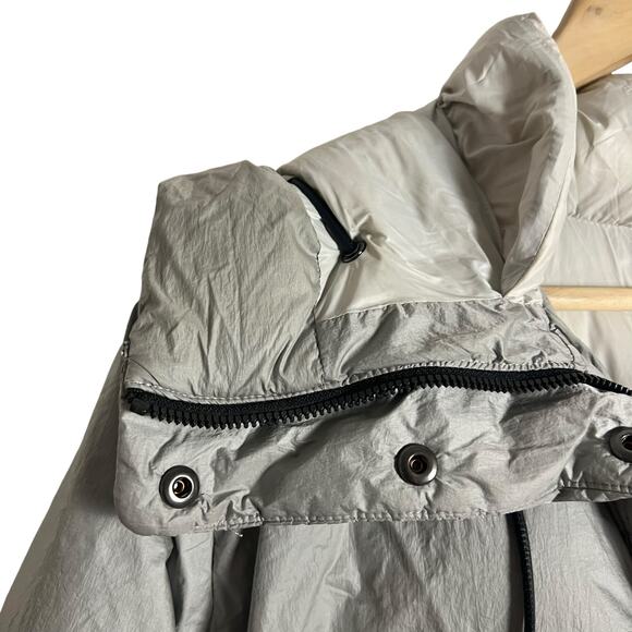 Mackage Freya Gray Hooded Down Puffer Jacket Coat Size Small - Picture 2 of 15